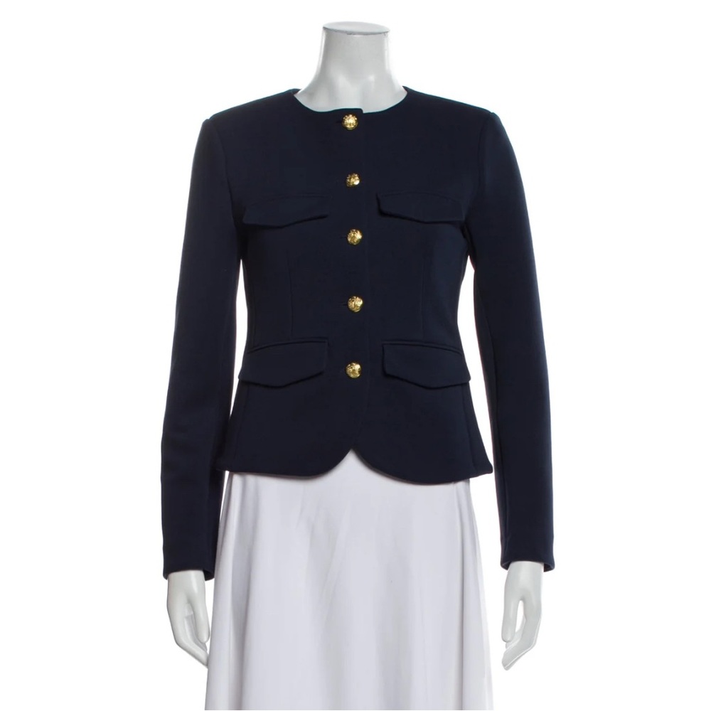 Veronica Beard Kensington Jacket Sz L Navy Marine